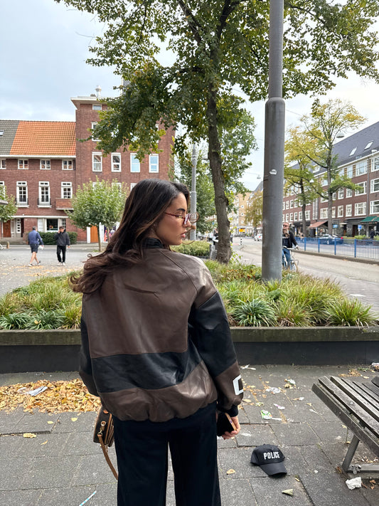 Pre order Bombé leth jacket
